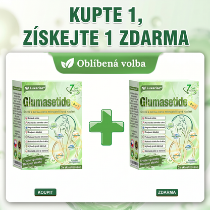 Luxarise®🌿Glumasetide 8v1 Stihla a zdrava nano mikrojehlickova naplast(1krát denně – viditelné změny až za 7 dní) ✅Pro obezitu, zpevnění kůže, cukrovku, spánkovou apnoe, klouby atd.