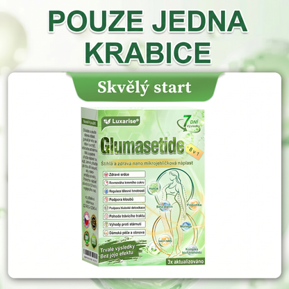 Luxarise®🌿Glumasetide 8v1 Stihla a zdrava nano mikrojehlickova naplast(1krát denně – viditelné změny až za 7 dní) ✅Pro obezitu, zpevnění kůže, cukrovku, spánkovou apnoe, klouby atd.